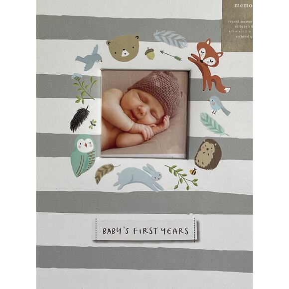 CR Gibson Baby First Five Years Memory Book Boy or Girl Life Milestones - Picture 5 of 8